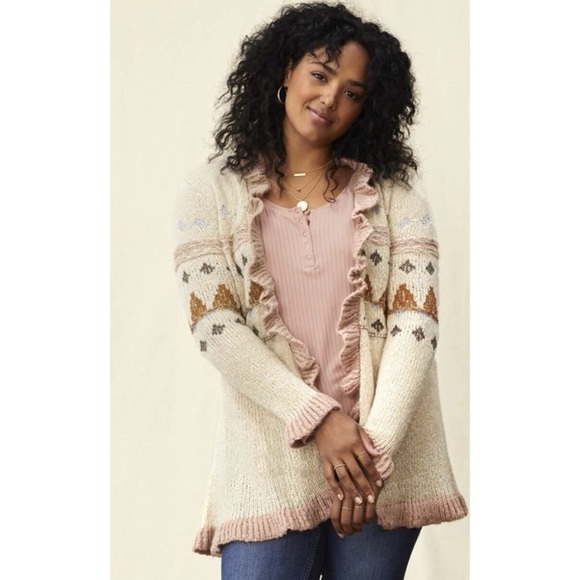 NWT Matilda Jane Wool Blend Jacie Ruffle Cardigan - Picture 1 of 13